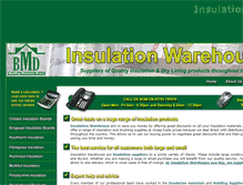 Tablet Screenshot of insulationwarehouse.co.uk